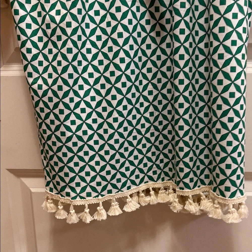 Vintage Green and White Midi Dress - Picture 4 of 8